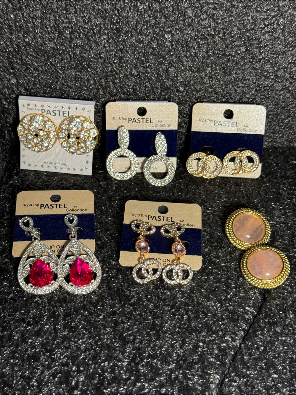 Pastels Clip Earring Set